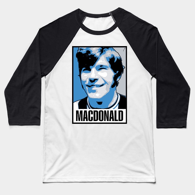Macdonald Baseball T-Shirt by DAFTFISH